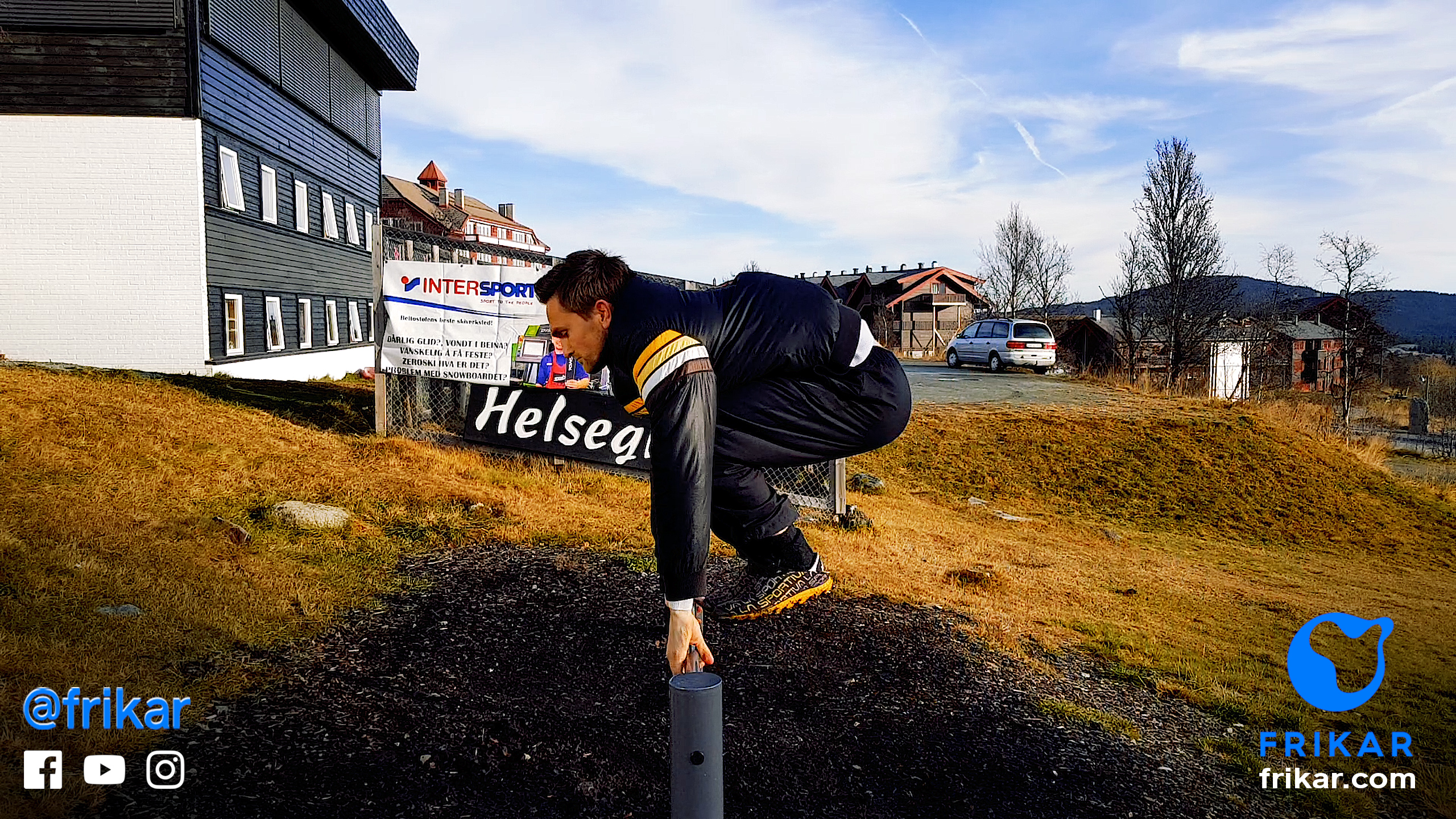 Tren parkour med Hallgrim Hansegård frå FRIKAR