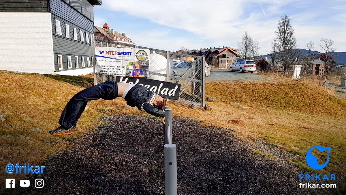 Tren parkour med Hallgrim Hansegård frå FRIKAR