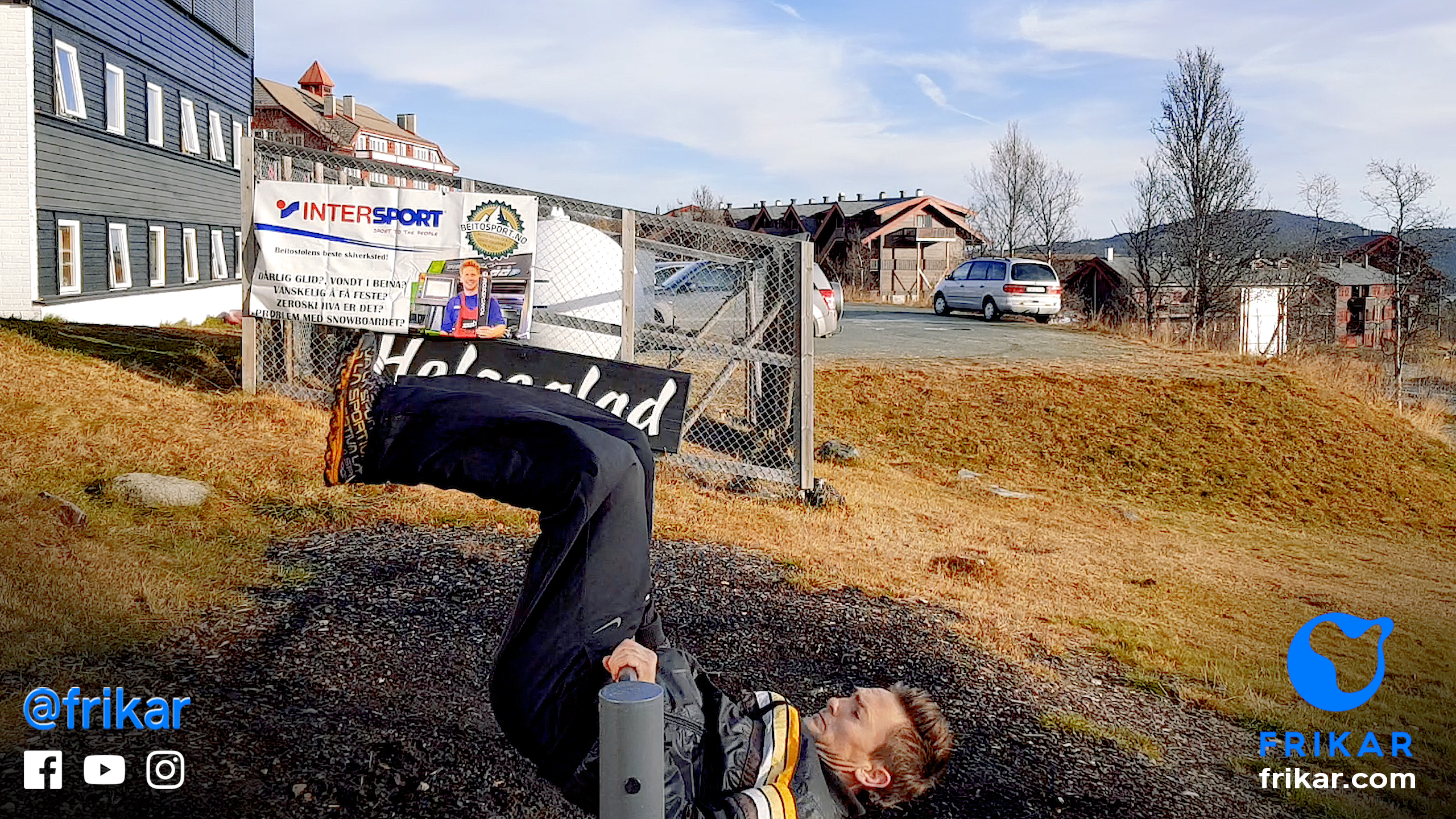 Tren parkour med Hallgrim Hansegård frå FRIKAR