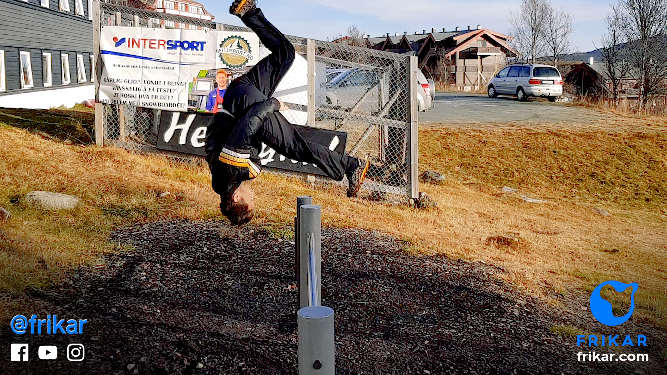 Tren parkour med Hallgrim Hansegård frå FRIKAR