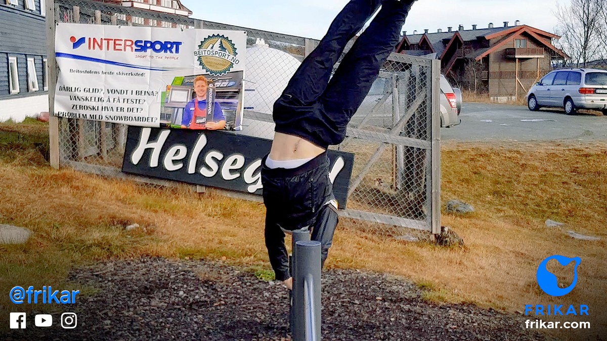 Tren parkour med Hallgrim Hansegård frå FRIKAR