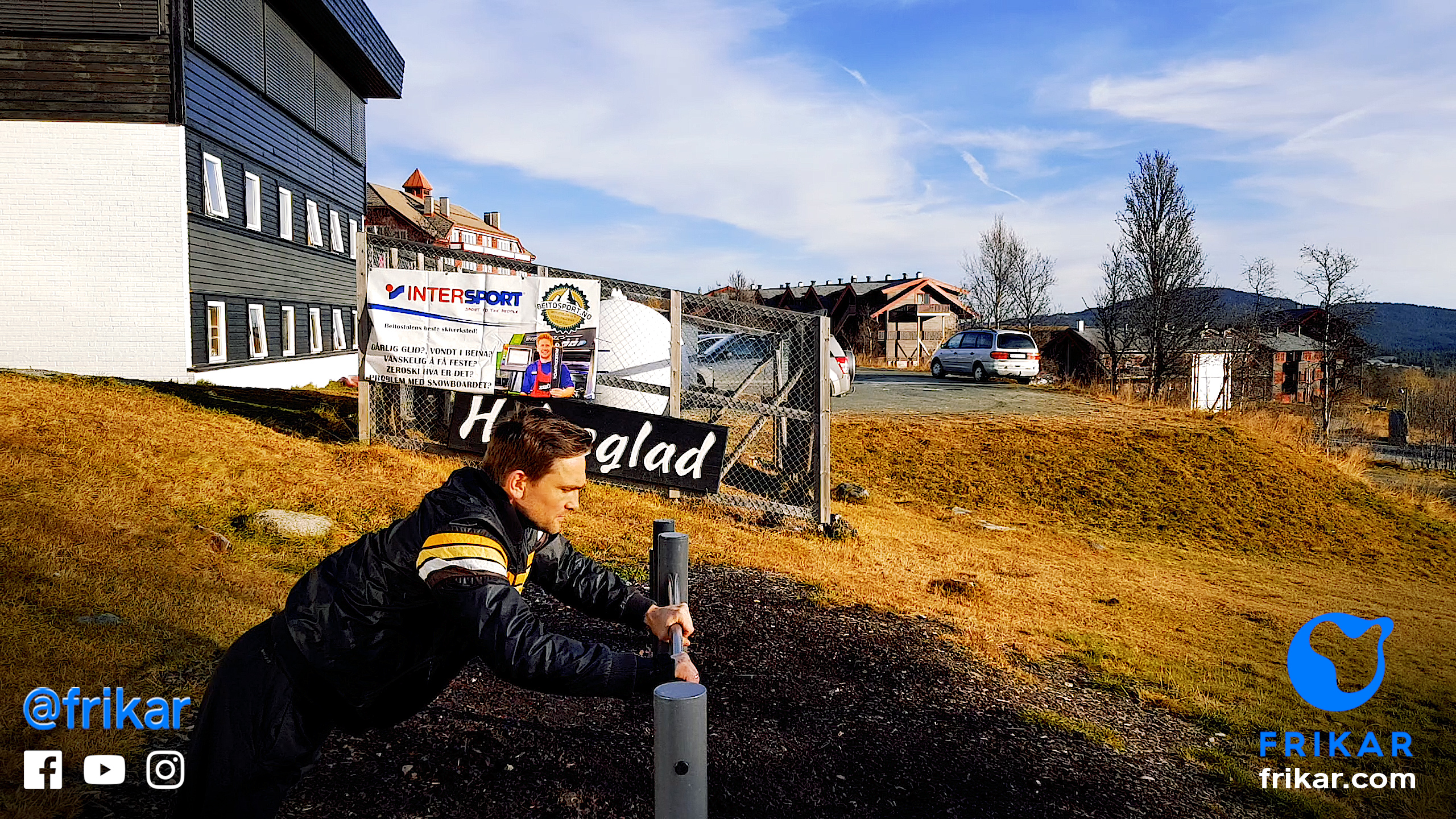 Tren parkour med Hallgrim Hansegård frå FRIKAR