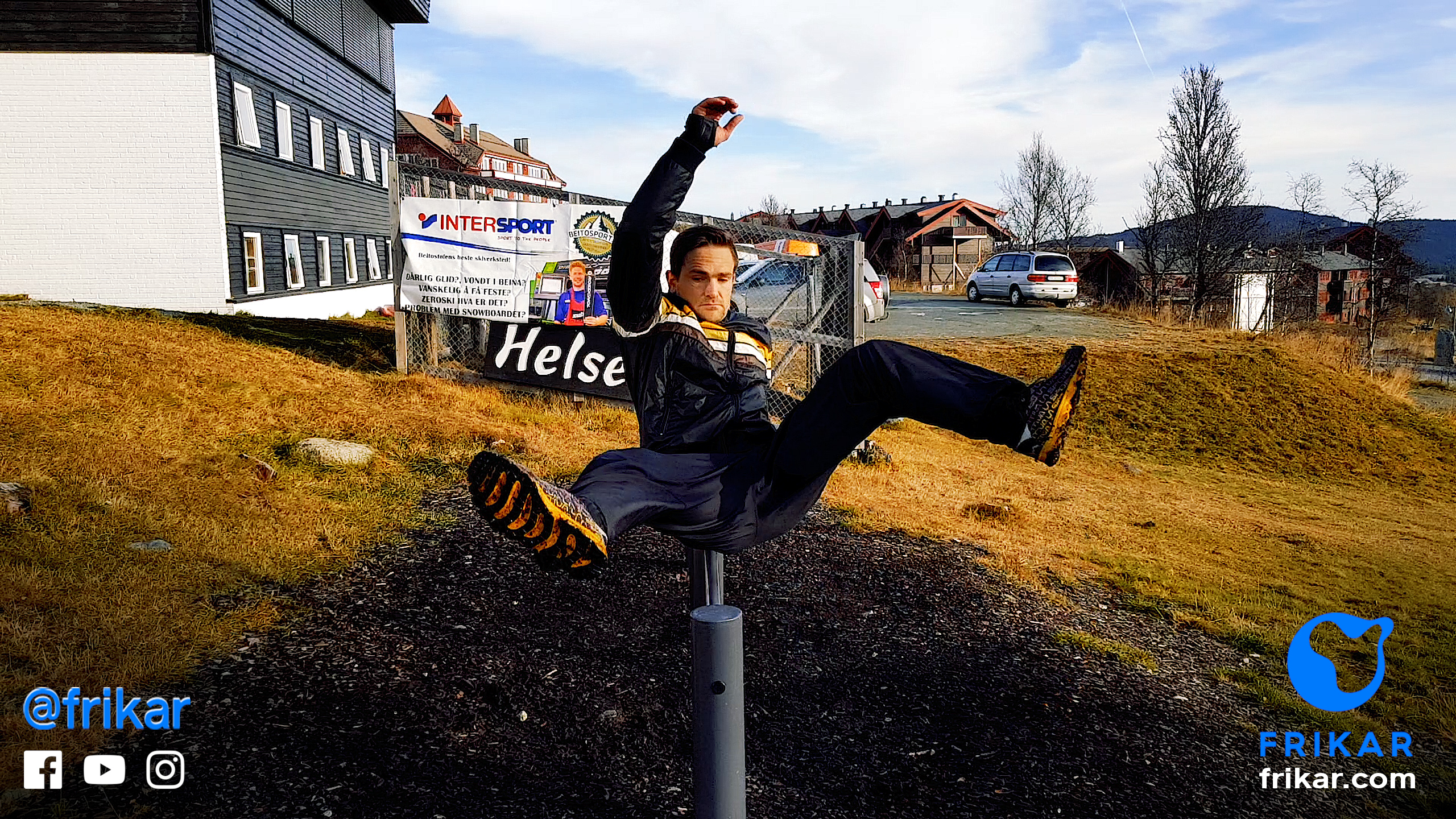 Tren parkour med Hallgrim Hansegård frå FRIKAR