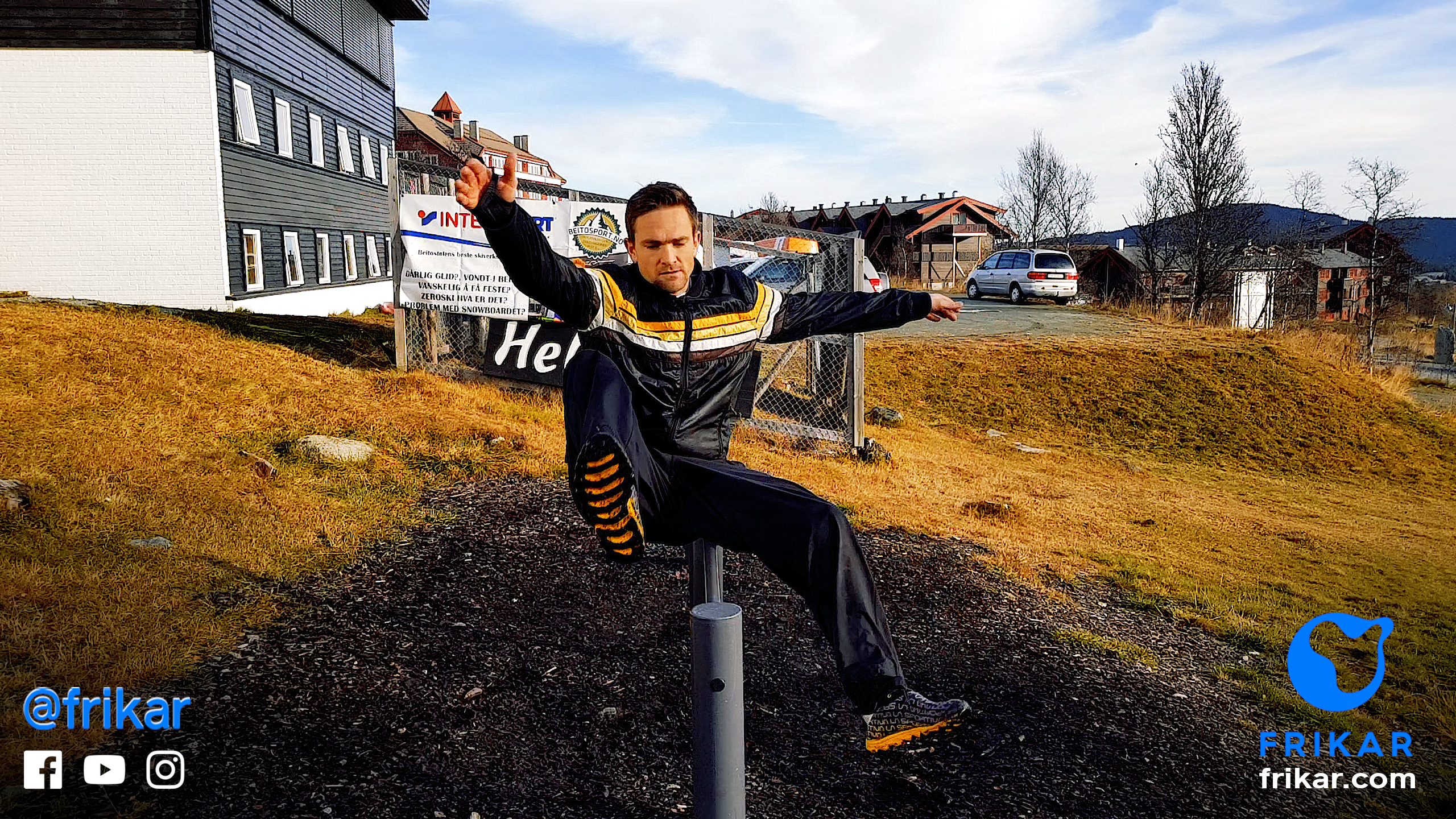 Tren parkour med Hallgrim Hansegård frå FRIKAR