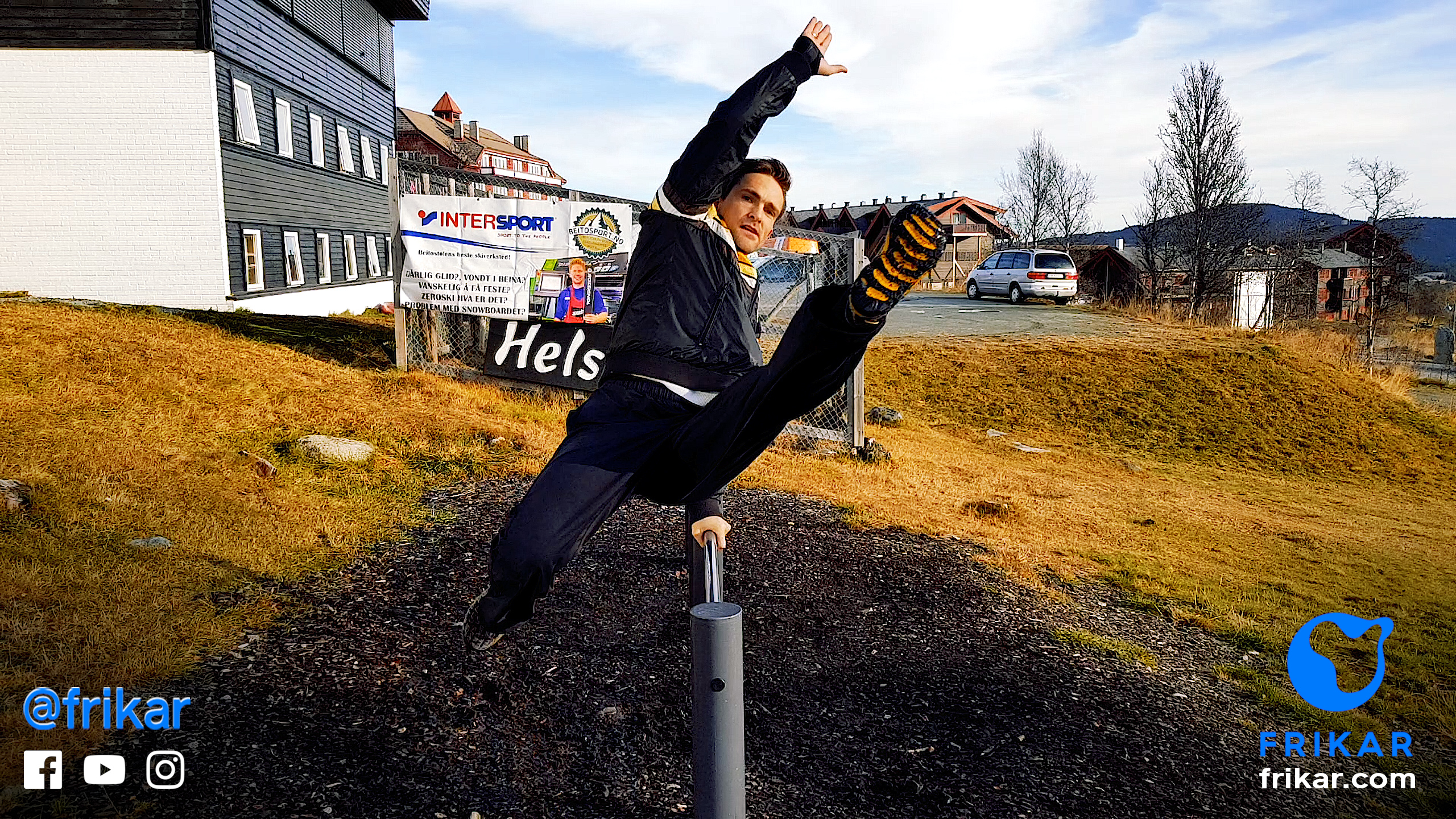 Tren parkour med Hallgrim Hansegård frå FRIKAR