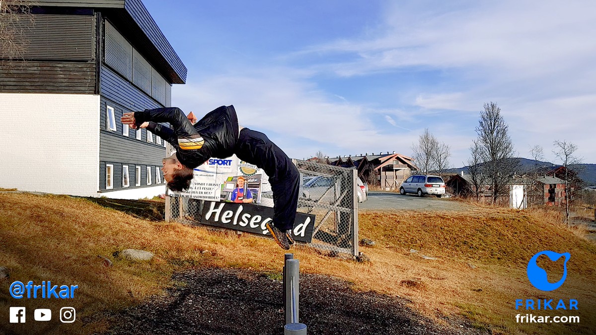 Tren parkour med Hallgrim Hansegård frå FRIKAR