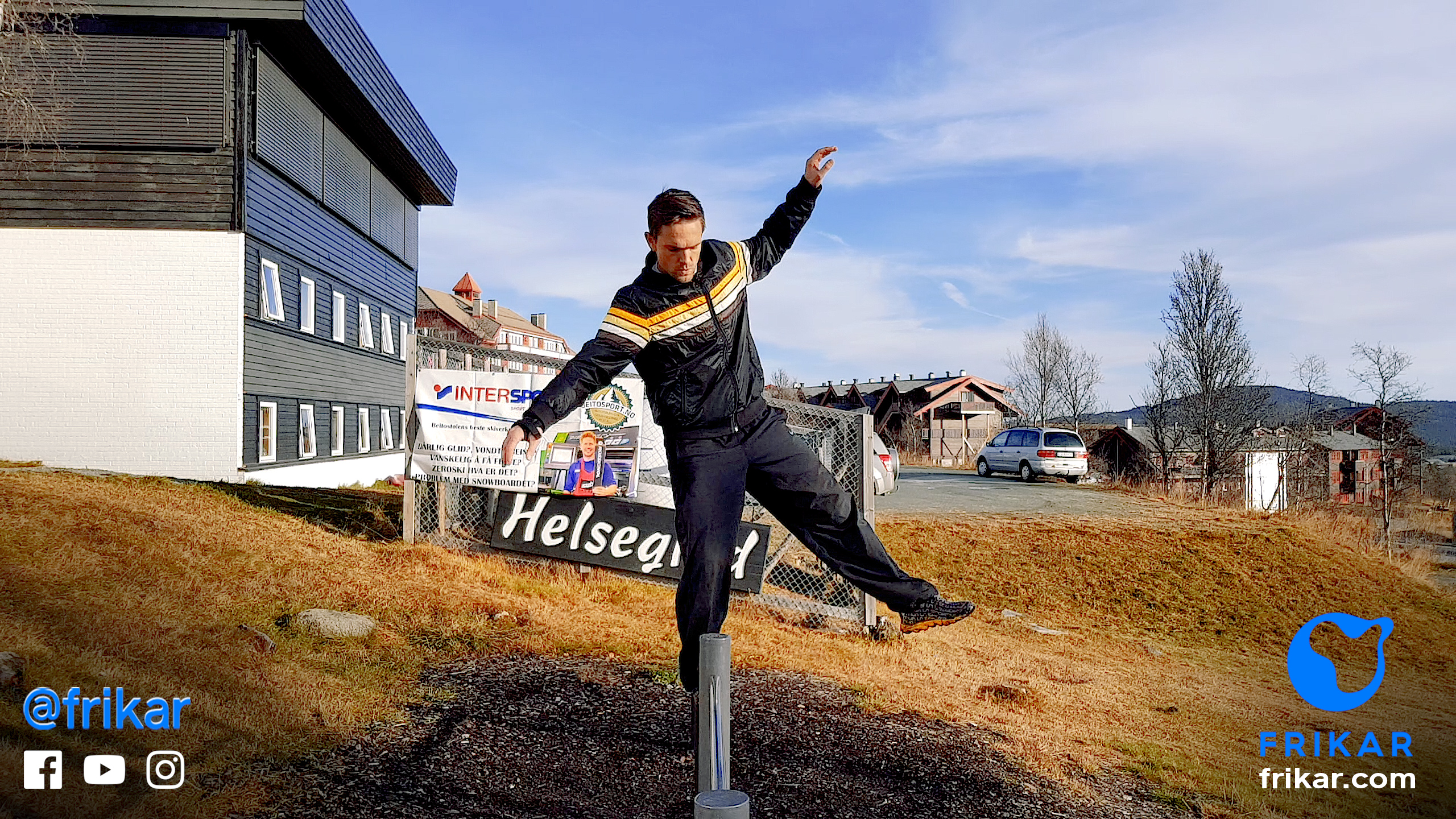Tren parkour med Hallgrim Hansegård frå FRIKAR