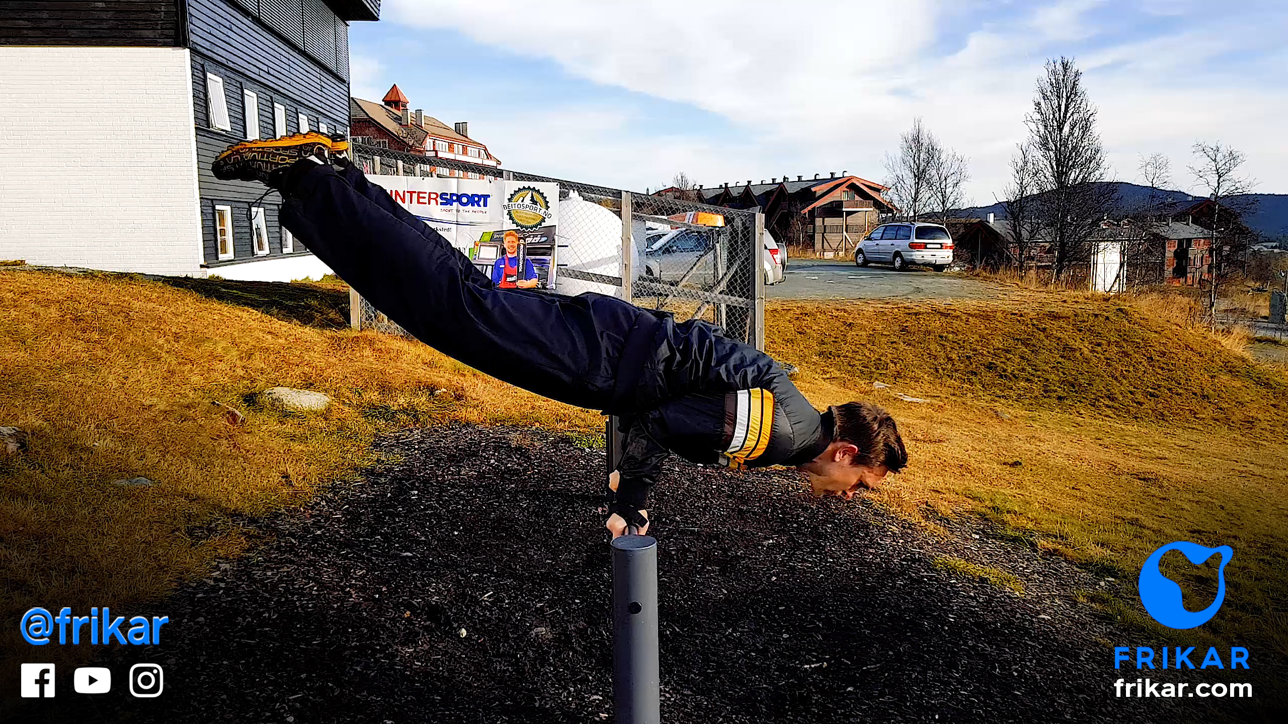 Tren parkour med Hallgrim Hansegård frå FRIKAR